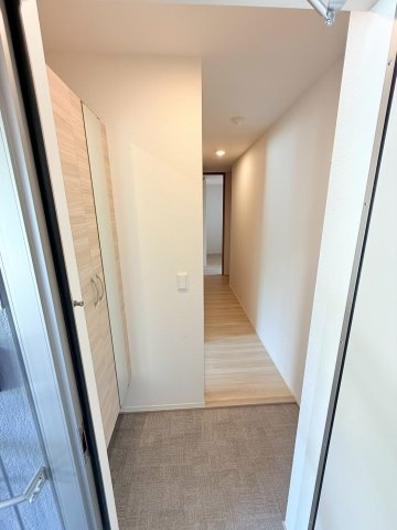 ロータスヒル　A棟の玄関