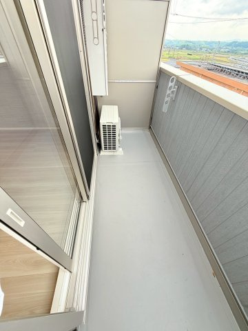 ロータスヒル　A棟のバルコニー