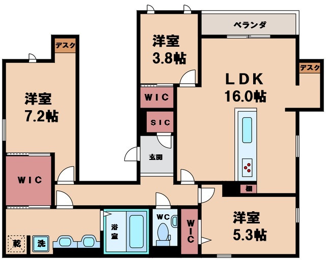 【間取り】 | MD　TORISIA（エムドトリシア）