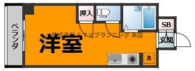 仲介手数料０円！マリンビューの間取り