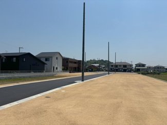 【外観】 | エコガーデン玉島上成　全7区画 | 分譲地全体像。北側から撮影