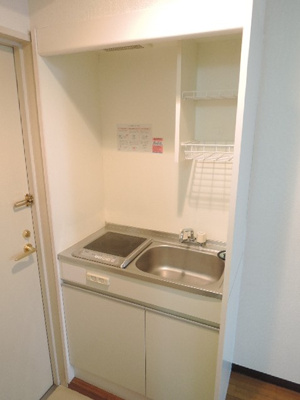 【キッチン】 | マンションソーキⅡ | ※参考画像　別部屋になります。