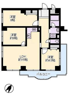 【間取り】 | ハイロイヤル緑地公園パート2