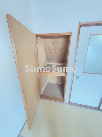 矢田貸家の収納|大きなものも収納できそうです