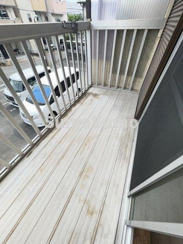 矢田貸家のバルコニー|バルコニー付きです
