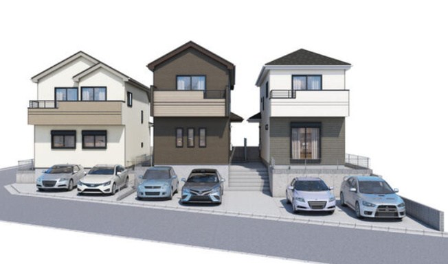 【外観パース】 | 明石市大久保町高丘5丁目2期（全3）1号棟