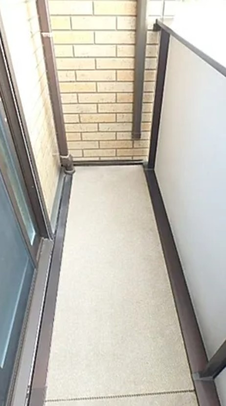 ガーデンハイツのバルコニー