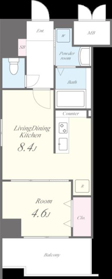 【間取り】 | 仲介手数料半額！HPに初期費用掲載！「プライスホーム」で検索！プレジール薬院テラス