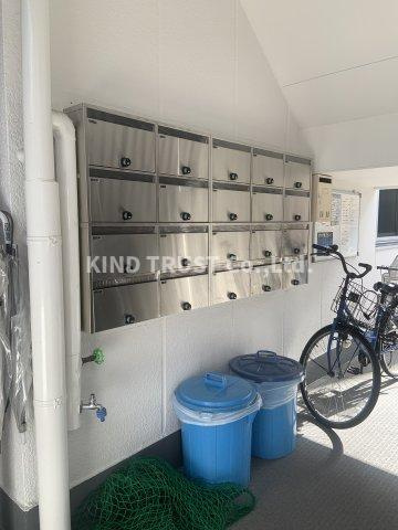 山崎マンション長柄中のその他共用部分|ゴミ置き場
外観は落ち着いています