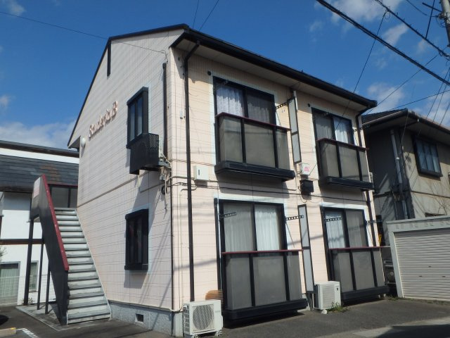 スクーデリア中庄Bの外観|中庄　１K　南向き　インターネット無料