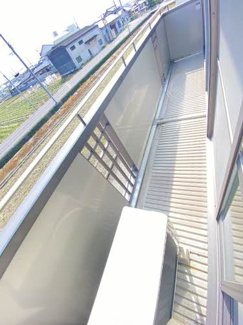 【バルコニー】 |  コスモタウン森岡Ⅱ　　Ｂ棟 
