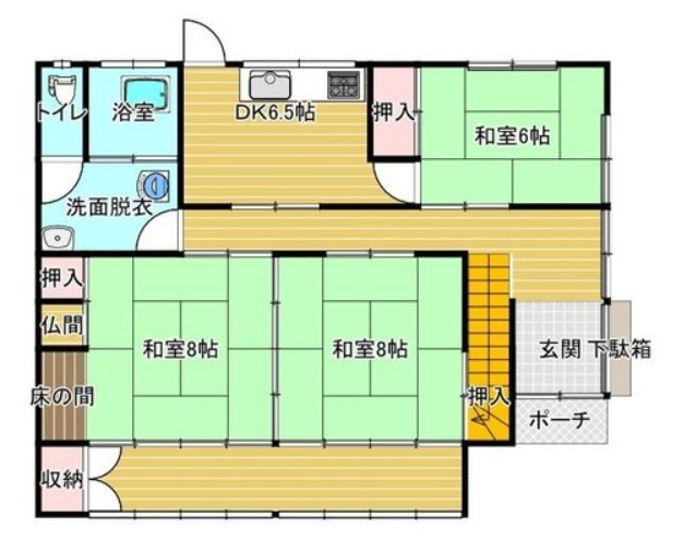 山形市桜田南の間取り
