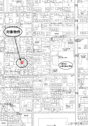 土地　一宮市小信中島の地図