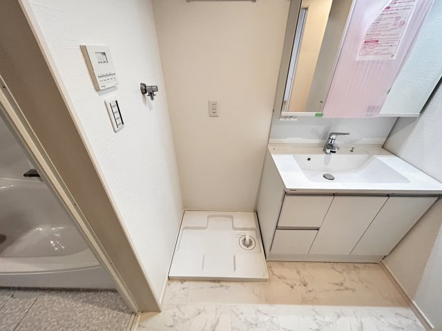 野崎通２丁目　新築戸建のランドリースペース