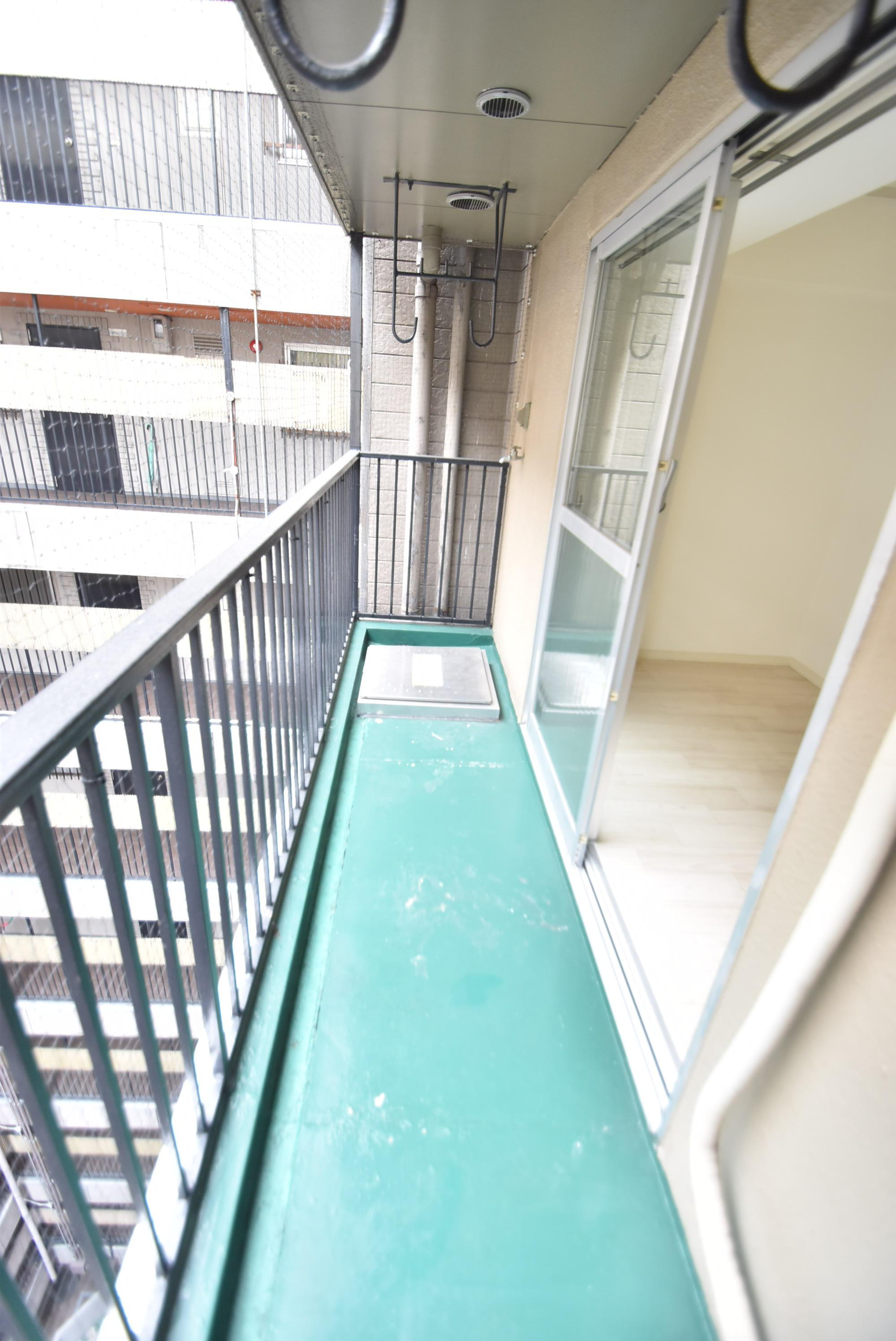 大阪市都島区網島町の賃貸マンションのバルコニー