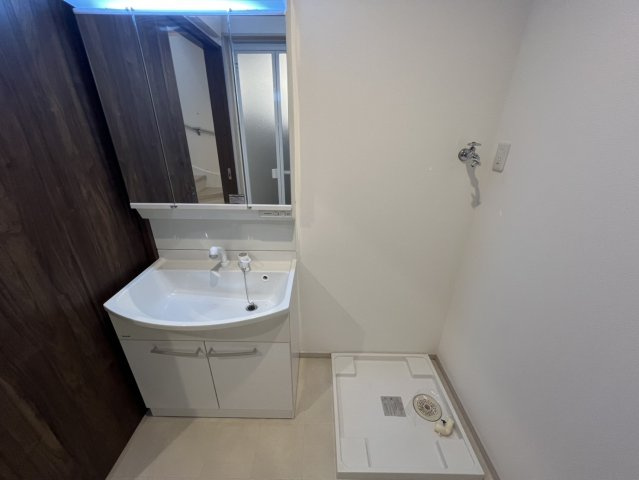 緑が丘2丁目　中古一戸建ての洗面所|使いやすい洗面所です