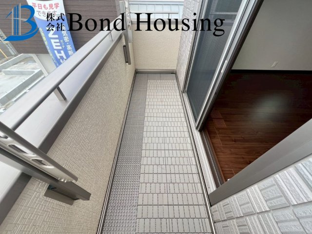 セキスイハイム施工・築3年の築浅良質中古戸建　松陰のバルコニー