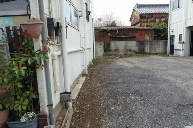 高崎市柳川町　売地の外観|南側境界を東から西方向