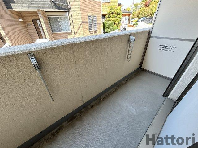 シャンヴェルジェ豊中Ⅲのバルコニー