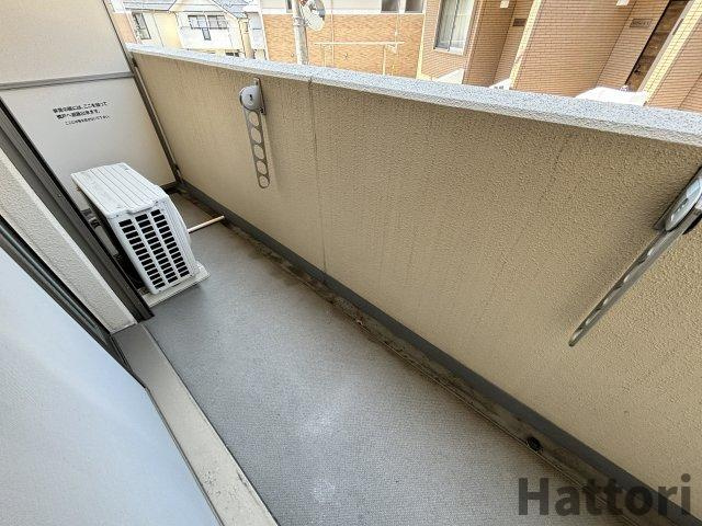 シャンヴェルジェ豊中Ⅲのバルコニー