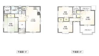 【間取り】 | 城陽市寺田南中芝　中古戸建