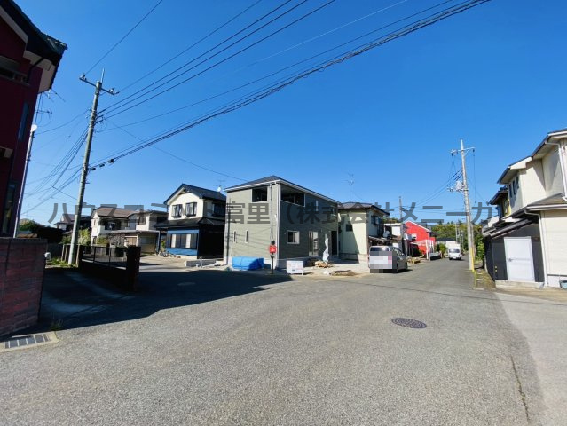 八街に第１５　全１棟の前面道路含む現地写真