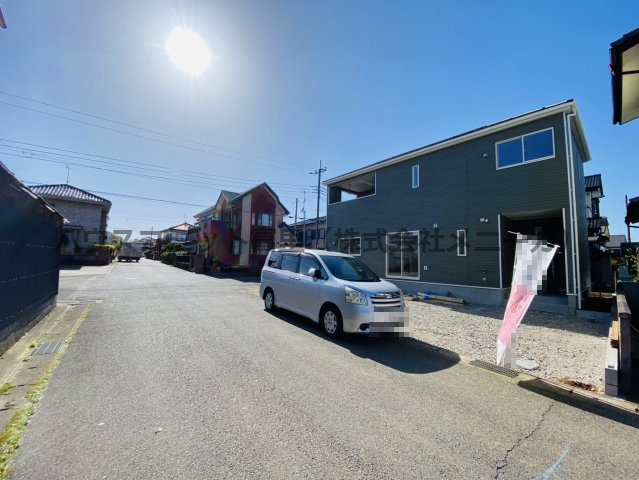 八街に第１５　全１棟の前面道路含む現地写真