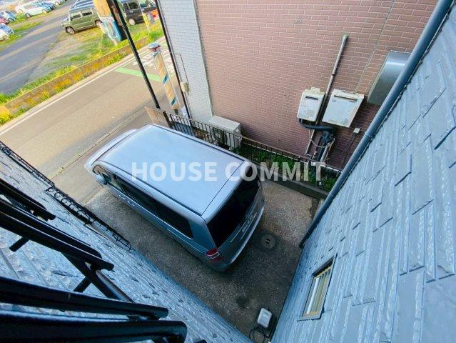 富里市七栄３期△中古戸建の駐車場