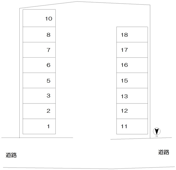 【区画図】 | 秋篠西モータープール