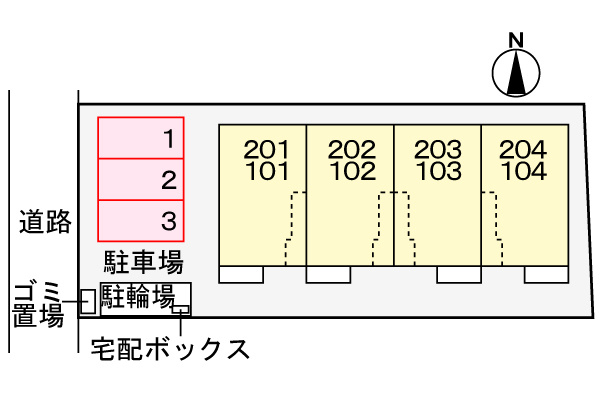 ヴィラーズ　フィールドの区画図