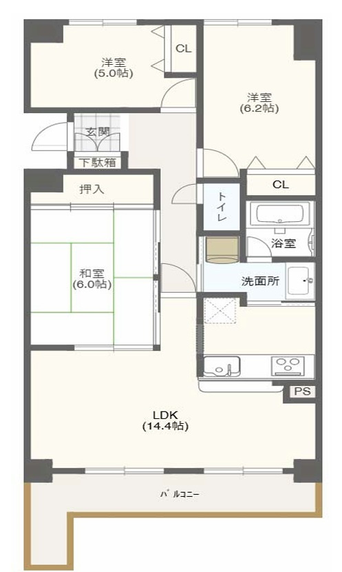レピア堺湊の間取り
