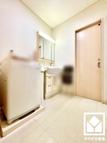 八幡市美濃山宮ノ背の洗面所