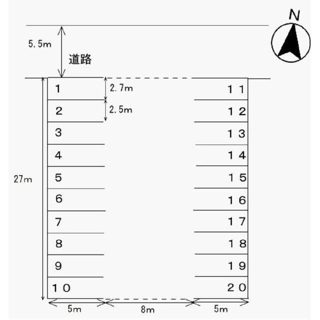 パーク・アンシャンテ・ヒシノ4の間取り