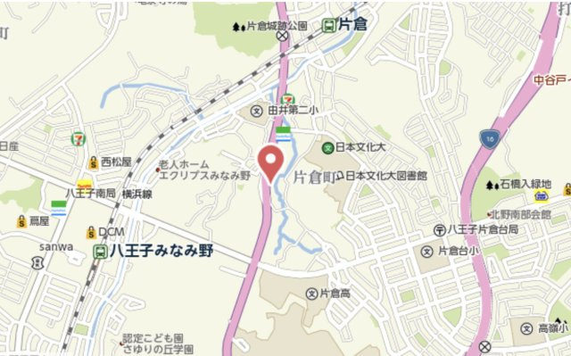 祝　成約済み　コムーネ八王子片倉　八王子市　中古マンションの地図|～仲介手数料無料☆八王子ひなた不動産～コムーネ八王子片倉