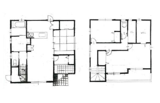 和歌山市栄谷　中古戸建の間取り