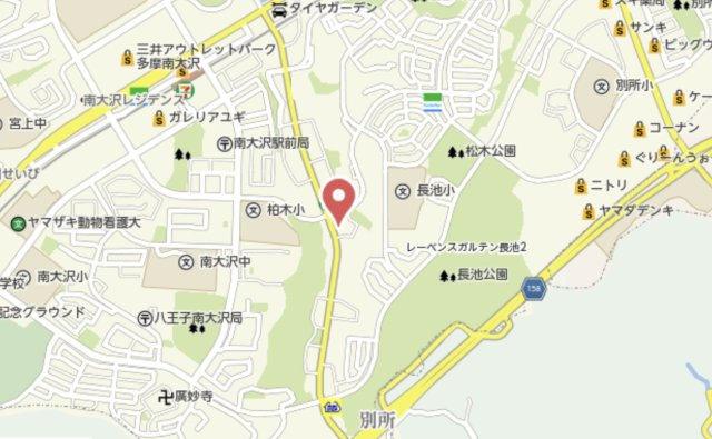 祝　成約済み　ライオンズガーデン京王南大沢　八王子市　中古マンションの地図|～仲介手数料無料☆八王子ひなた不動産～ライオンズガーデン京王南大沢