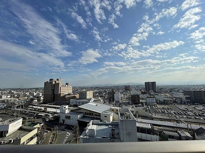 【展望】 | ポレスターステーションシティ本庄 | バルコニーからの眺望　※前回募集時2023.4撮影