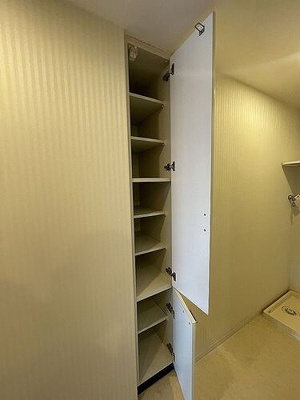 【洗面所】 | ポレスターステーションシティ本庄 | 収納(洗面所)　※前回募集時2023年4月撮影