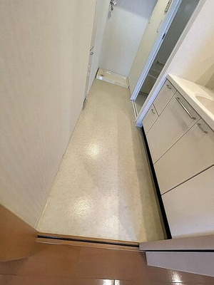 【設備】 | ポレスターステーションシティ本庄 | 室内洗濯機置き場　※前回募集時2023年4月撮影