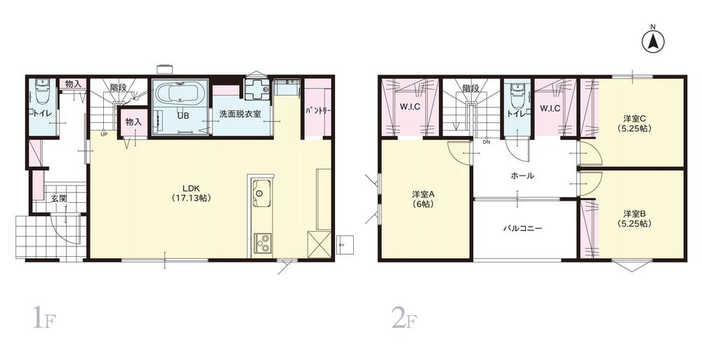 栃木市片柳町1丁目　新築戸建6-10の間取り