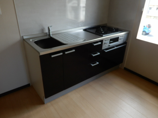 Calmly溝口 B棟のキッチン