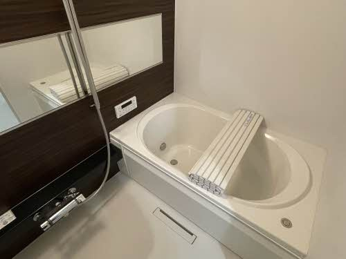 熊本市中央区薬園町の賃貸マンションの浴室