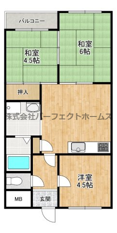 ハイクレスト宮之阪の間取り