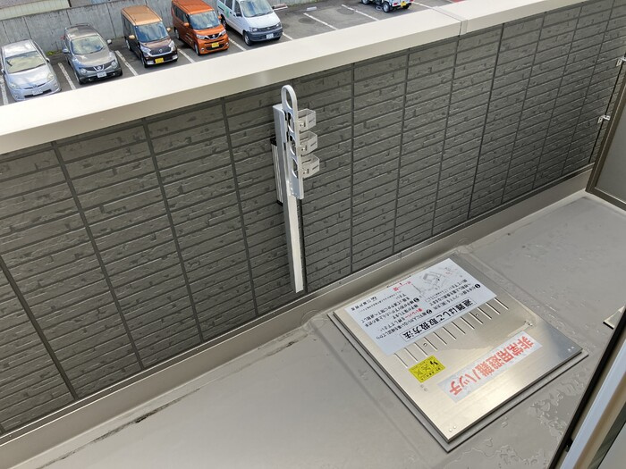 D-room太日通のバルコニー