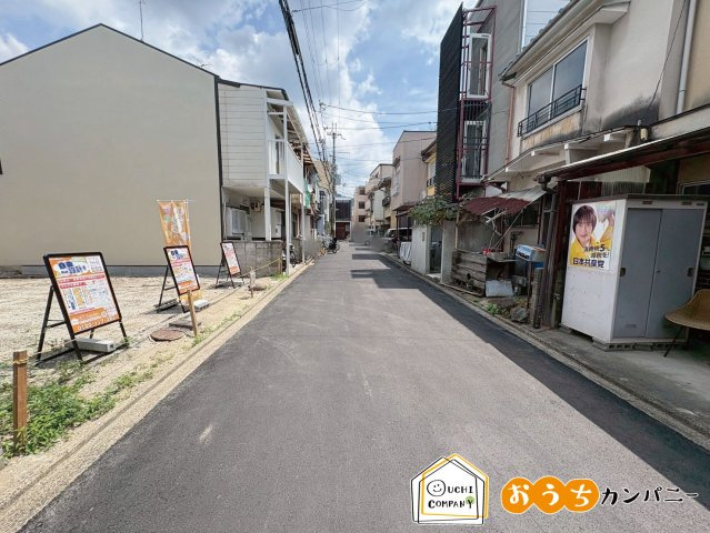 田中古川町　2号地　新築参考プラン　建築条件付土地の前面道路含む現地写真|小学校まで徒歩２分とお子様も喜ぶ住環境！周辺施設もしっかりとご確認いただき、ご納得してご検討ください♪
現地（2025年8月）撮影