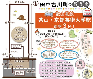 田中古川町　2号地　建築条件無土地の画像