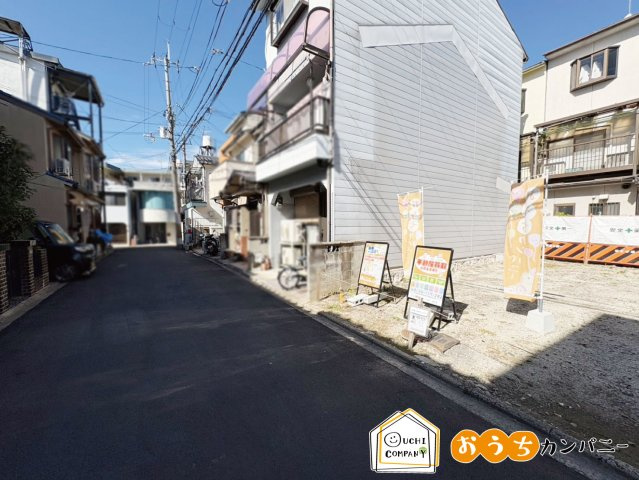 田中古川町　1号地　建築条件無土地の前面道路含む現地写真|小学校まで徒歩２分とお子様も喜ぶ住環境！周辺施設もしっかりとご確認いただき、ご納得してご検討ください♪
現地（2025年6月）撮影