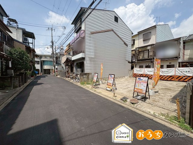 田中古川町　1号地　新築参考プラン　建築条件付土地の前面道路含む現地写真|小学校まで徒歩２分とお子様も喜ぶ住環境！周辺施設もしっかりとご確認いただき、ご納得してご検討ください♪
現地（2025年6月）撮影