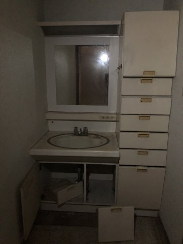 中古平屋住宅　美江寺の独立洗面台