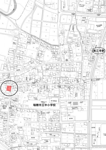 中古平屋住宅　美江寺の地図